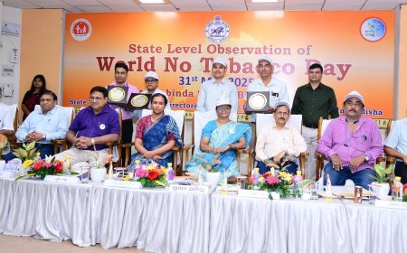 Odisha Health department emphasises interdepartmental coordination & public engagement on World No Tobacco Day