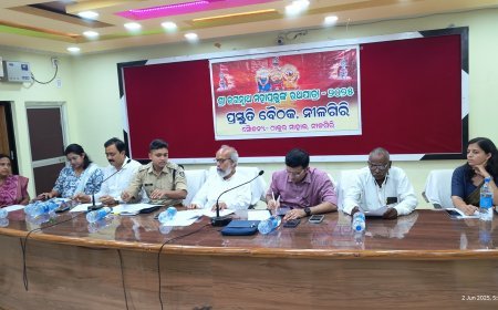 नीलगिरि में भगवान जगन्नाथ की पावन घोष यात्रा के लिए अंतिम तैयारी बैठक संपन्न