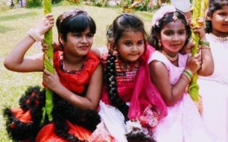 People from different walks of life celebrate Raja festival with joy