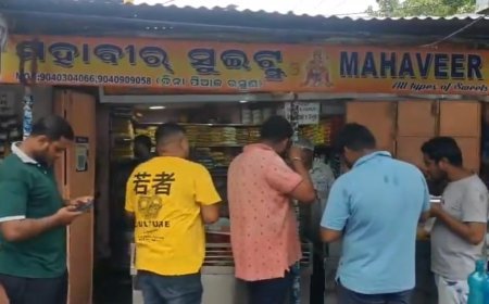 Sweet shops raided in Bhubaneswar