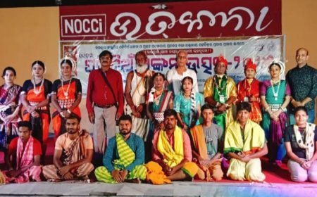 On the Second Day of Patidia Ankan Festival, Colours Bloom on the Scroll