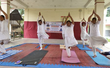 International Yoga Day Celebrated at Fakir Mohan Autonomous College