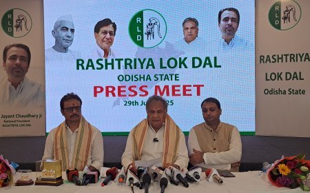 Rashtriya Lok Dal Debuts in Odisha, Appoints Jitendra Kumar Hati as State President
