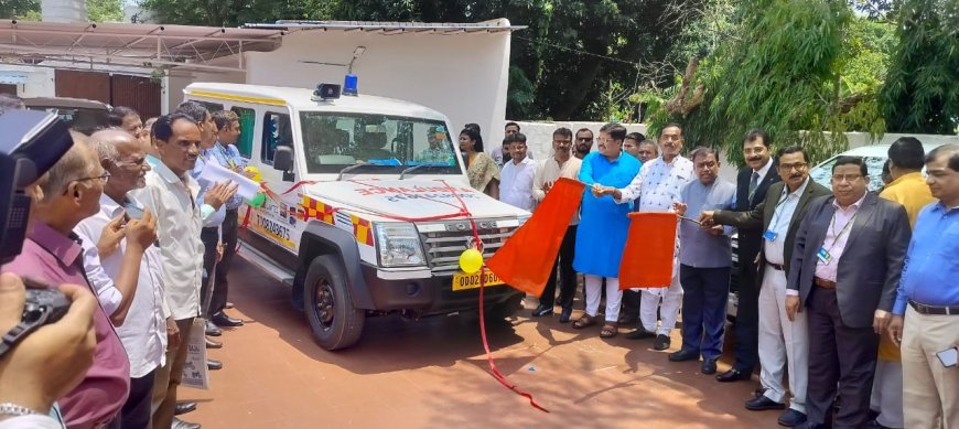 Ambulance Service launched for remote & forest Areas of Banpur Tahsil