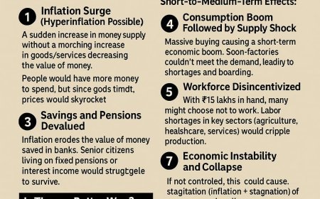 The ₹15 Lakh Dream: Why Mass Cash Transfers Could Wreck the Economy