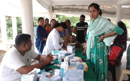 Mega Free Health Camp Organized in Balasore for Flood-Affected People