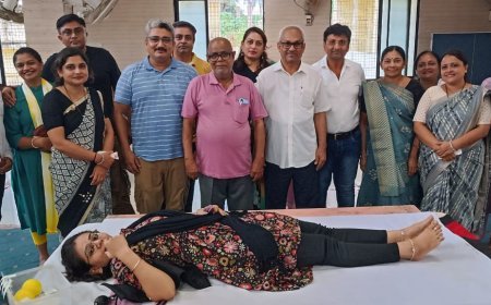 Blood Donation Camp Organized by Baleswar Patel Samaj Yuva Mandal: 36 Units Collected