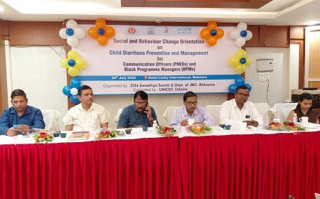 Training Workshop for Health Workers Organized by Fakir Mohan University and District Health Society