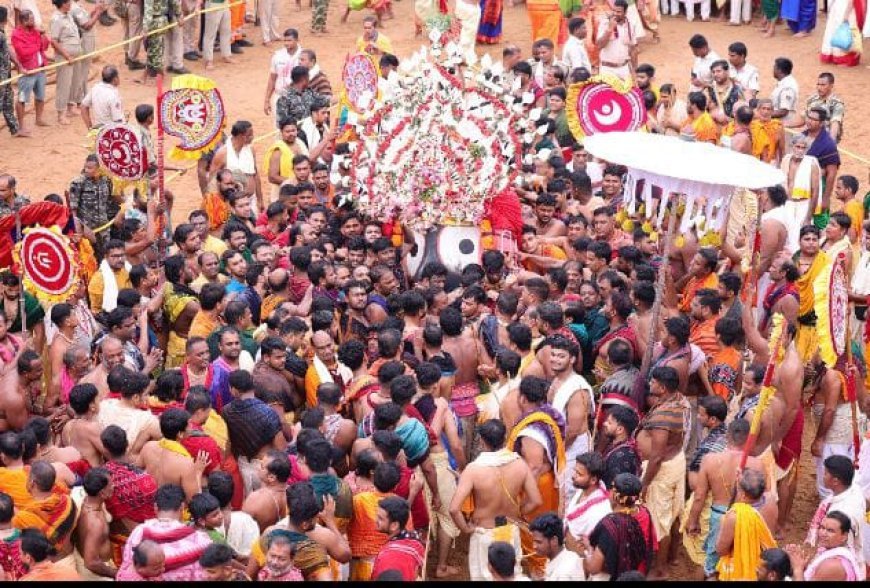 Bahuda Yatra celebrated with religious fervour in Puri