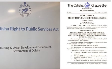 RTPS Act to transform citizen services in urban Odisha
