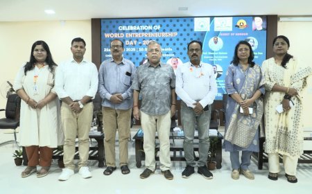 World Entrepreneurship Day Inspires Young Innovators at Fakir Mohan University