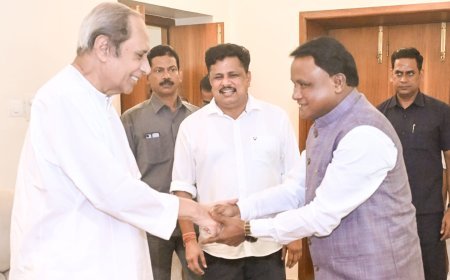 Odisha CM meets Naveen Patnaik