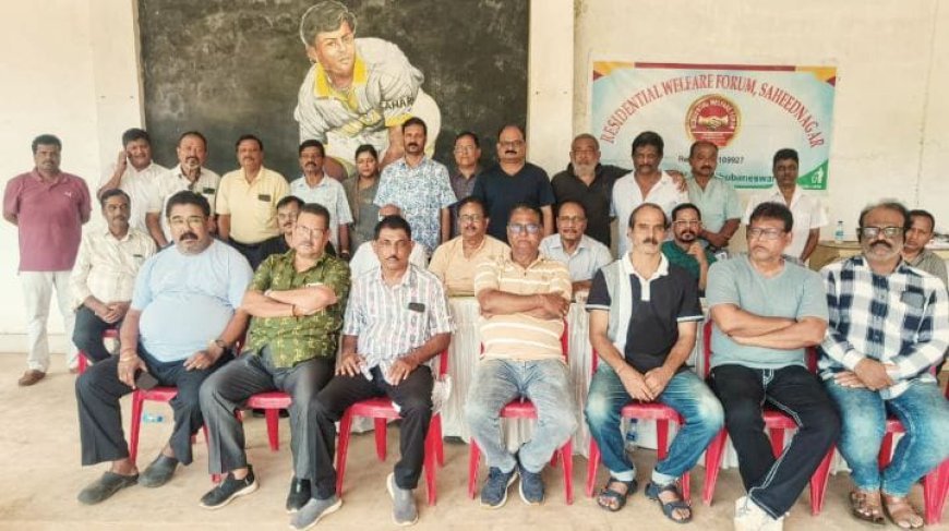 Sahid Nagar Residential Welfare Forum Meeting places emphasis on road repair 
