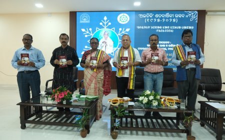 Fakir Mohan University Celebrates Centenary of ‘Ol Chiki’ Script*  Statue of Pandit Raghunath Murmu Unveiled & National Seminar Organised