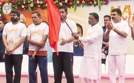 Massive marathon promoting drug-free India held in Bhubaneswar