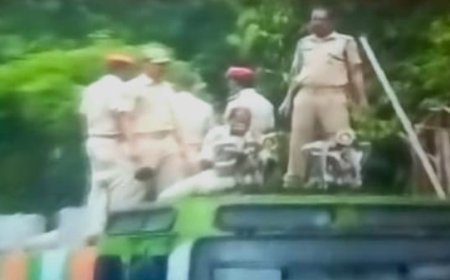 Scuffle ensues between BJD workers, police in Bhubaneswar