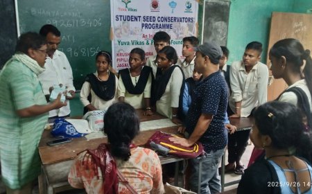 Student Seed Conservator Programme Launched at Baliapal: Over 200 Students Collect Indigenous Seeds on Day One