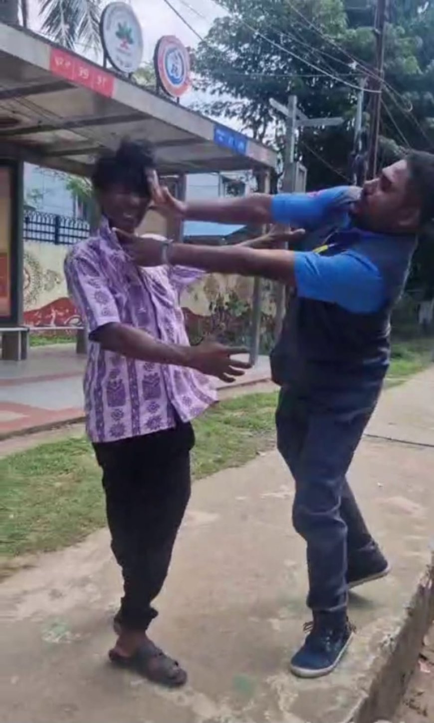 Ama Bus passenger attacked by conductor