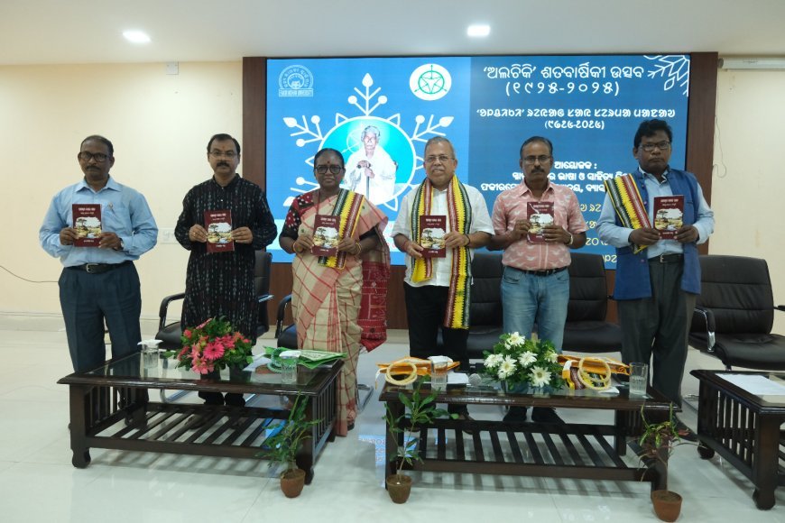 Fakir Mohan University Celebrates Centenary of ‘Ol Chiki’ Script*  Statue of Pandit Raghunath Murmu Unveiled & National Seminar Organised