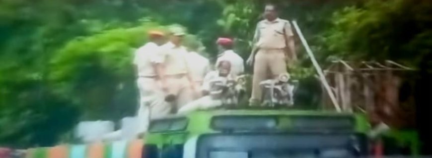Scuffle ensues between BJD workers, police in Bhubaneswar