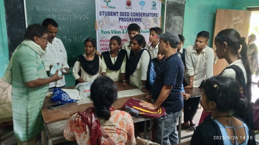 Student Seed Conservator Programme Launched at Baliapal: Over 200 Students Collect Indigenous Seeds on Day One