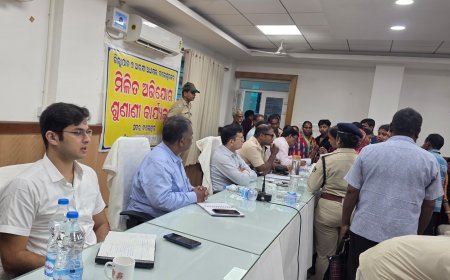 Joint Public Hearing by Balasore Collector and SP Held at Balasore