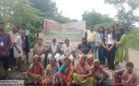 Wildlife Week Observed at Khandia Muhana with Marine Biodiversity Awareness Programme