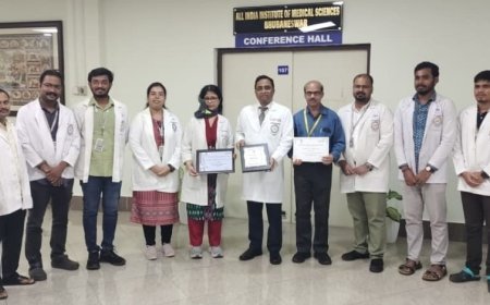 VRDL at AIIMS Bhubaneswar receives Silver Award from Government of India for Excellence in Viral Diagnostics and Research