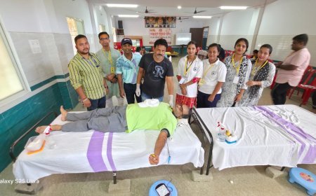 Voluntary blood donation camp organised by Shree Jagannath Bhakta Samaj