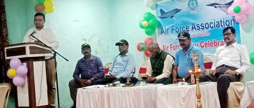 Balasore District Air Force Association Observes Air Force Day:Pledges Commitment to National Security and Welfare Activities