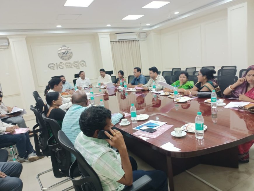 Review Meeting Held on Balasore Municipality Delimitation