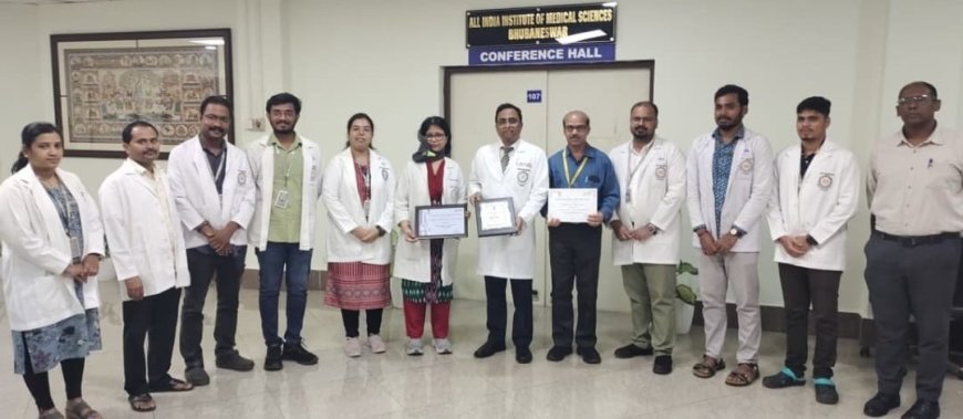 VRDL at AIIMS Bhubaneswar receives Silver Award from Government of India for Excellence in Viral Diagnostics and Research