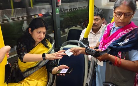 Journey with the People: Usha Padhee travels on ‘Ama Bus’, emphasises safe and accessible urban mobility