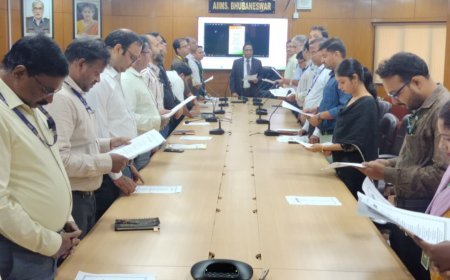 AIIMS Bhubaneswar joins the nation to celebrate 150 Years of the National Song “Vande Mataram”