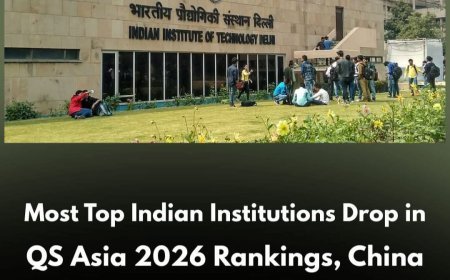 Most Top Indian Institutions Drop in QS Asia 2026 Rankings, China Surpasses India in University Tally