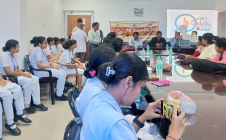विश्व मधुमेह दिवस: जिला स्वास्थ्य समिति (ZSS) के सहयोग से बालासोर में जागरूकता कार्यक्रम आयोजित