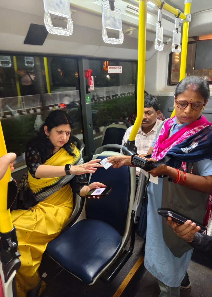 Journey with the People: Usha Padhee travels on ‘Ama Bus’, emphasises safe and accessible urban mobility