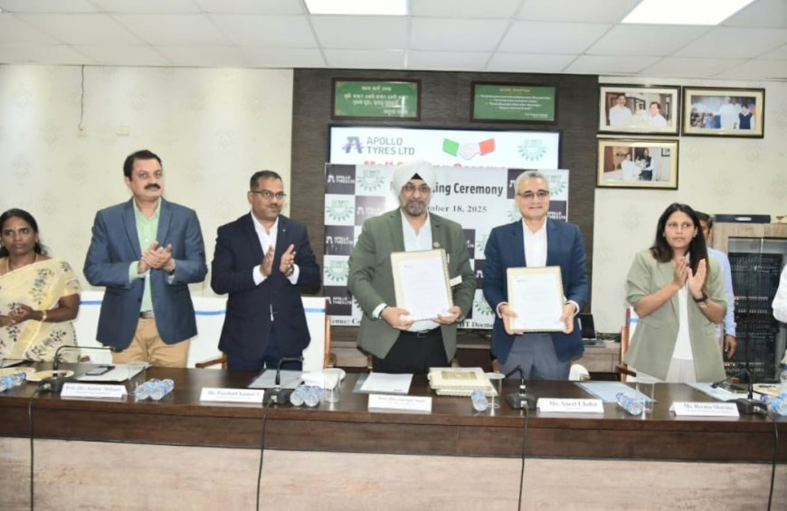 Apollo Tyres Limited and KIIT announce India’s first strategic academic collaboration
