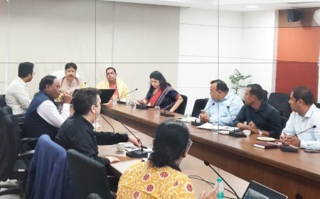 Review Meeting on Gangua Nala Improvement Project held