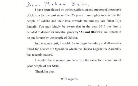 Naveen Patnaik Embodies True Spirit of Father Biju Patnaik by Forgoing Salary Hike for Welfare of Poor