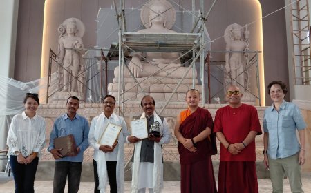 25-ton Buddha statue crafted by Odia artisans installed in Malaysia