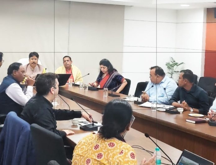 Review Meeting on Gangua Nala Improvement Project held