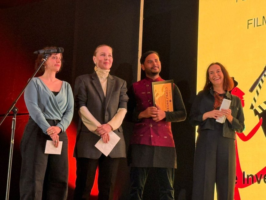 Odisha's Jitendra Mishra honoured as Jury Member at Olympia Film Festival in Greece