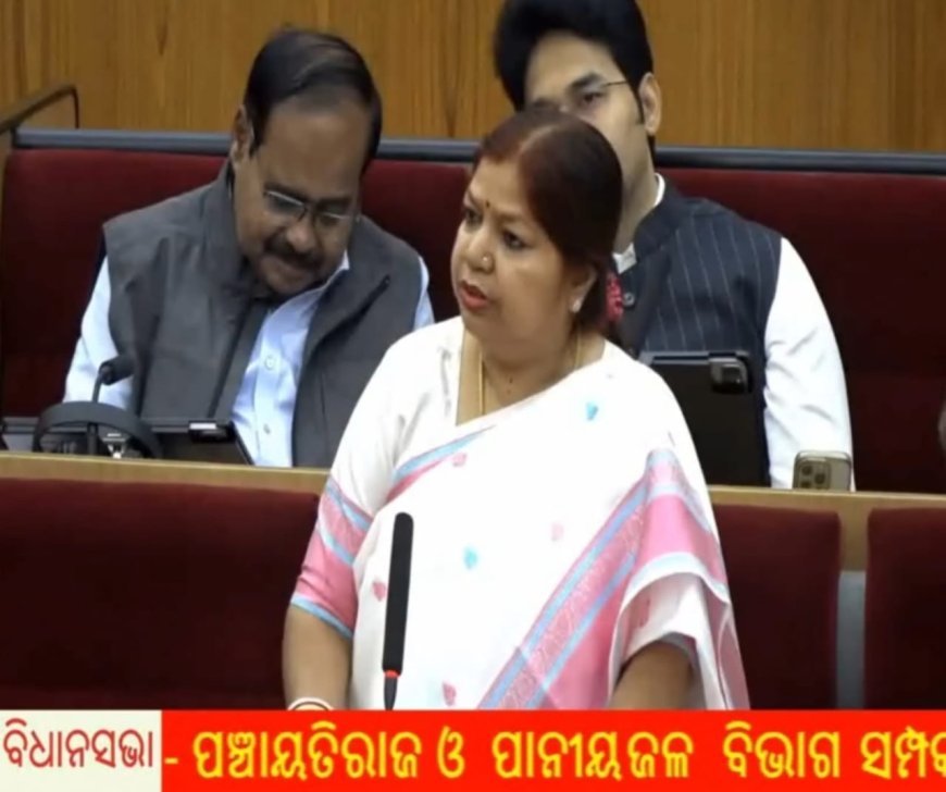 Basta MLA Subashini Jena Gains Attention in Assembly for Raising Key Regional Issues