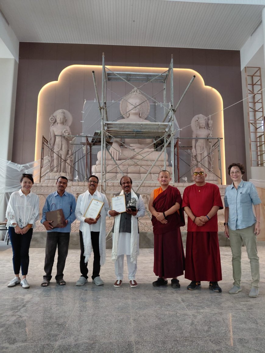 25-ton Buddha statue crafted by Odia artisans installed in Malaysia