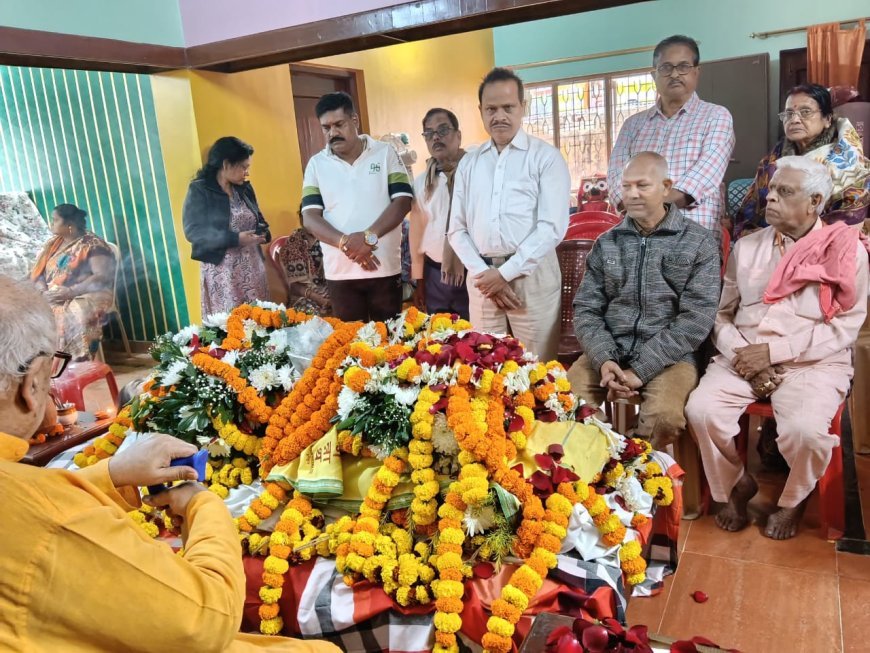 Shree Jagannath Sanskruti Prachar Sansthan pay rich tributes to former MLA Sanchita Mohanty