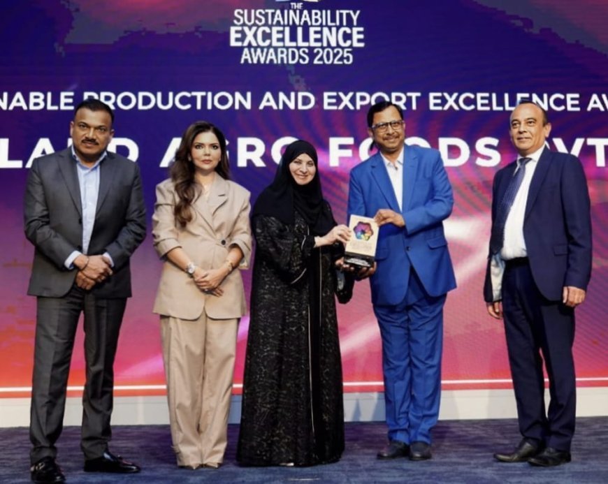 Balasore’s Highland Agro Food Receives International Export Excellence Award 2025 in Dubai