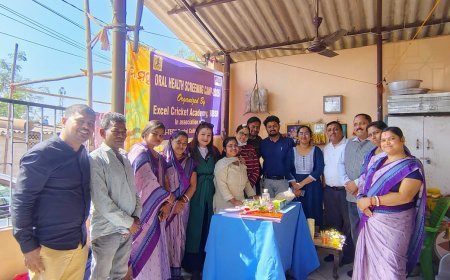Free Oral Health Screening Camp benefits 60 people at Salia Sahi