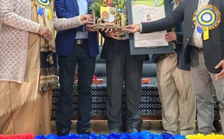 Fakir Mohan Jayanti Celebrated at F.M. Autonomous College: Santosh Kumar Rath Receives Fakir Mohan Saraswat Award 2026