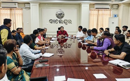 माननीय राष्ट्रपति के फकीर मोहन विश्वविद्यालय दौरे से पूर्व तैयारी बैठक आयोजित